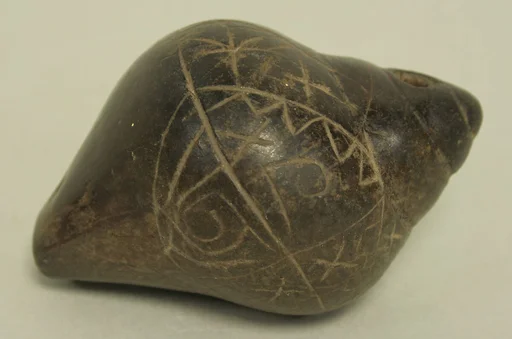 Ceramic Whistle in the Form of a Shell