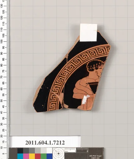 Terracotta fragment of a kylix (drinking cup)
