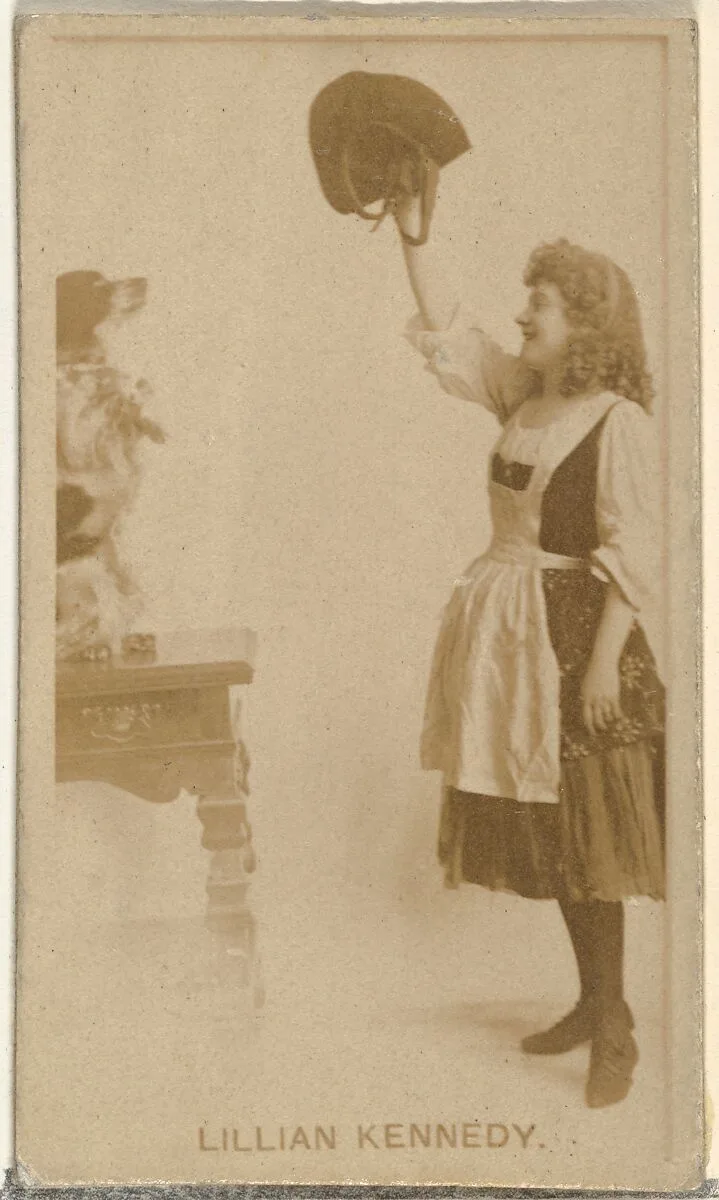 Lillian Kennedy, from the Actors and Actresses series (N145-8) issued by Duke Sons & Co. to promote Duke Cigarettes — W. Duke, Sons & Co.|American Tobacco Company