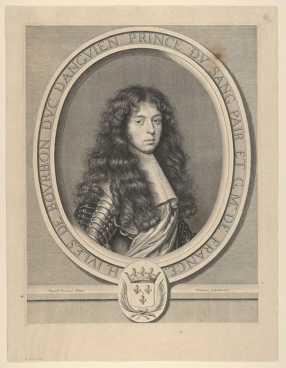 Henri-Jules de Bourbon, duc d'Enghien — Robert Nanteuil|Pierre Mignard