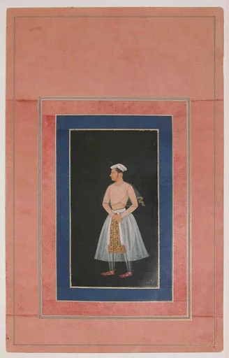 "Portrait of a Prince (Shah Jahan ?)", Folio from the Davis Album