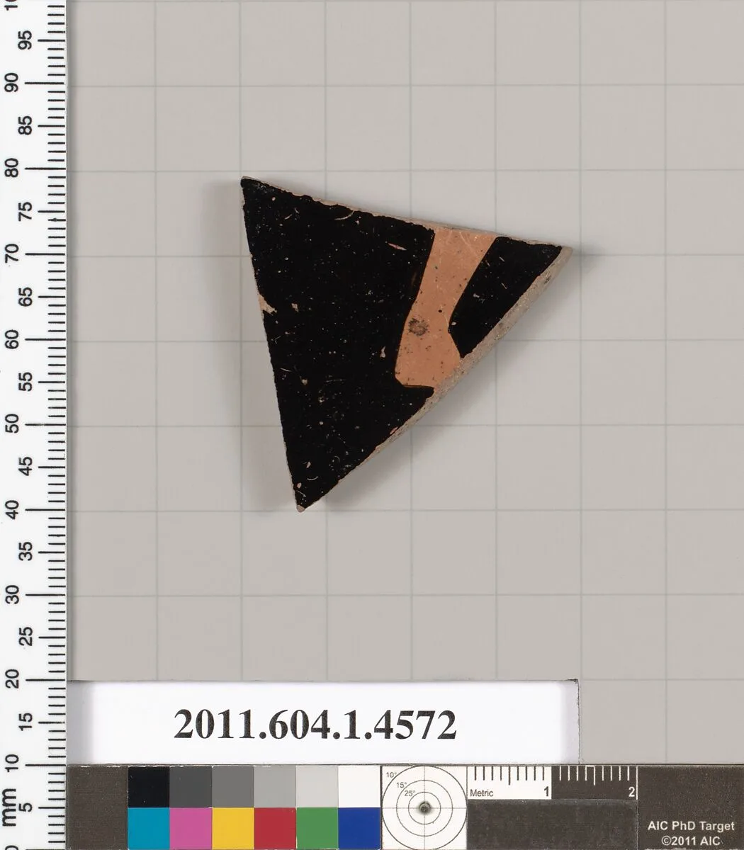 Terracotta fragment of a kylix (drinking cup) — Unknown