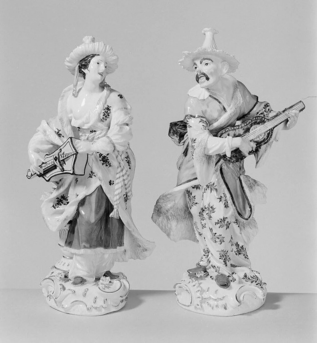 Chinese musician (Malabar) (one of a pair) — Meissen Manufactory|Friedrich Elias Meyer