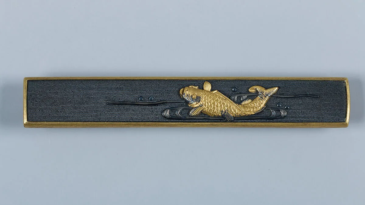 Set of Sword Fittings (Mitokoromono) with Two Additional Knife Handles (Kozuka) and a Pair of Grip Ornaments (Menuki) — Gotō Mitsumori (Keijō)