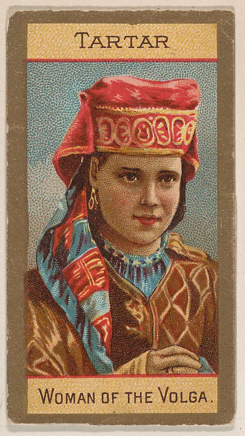 Tartar, Woman of the Volga, from Types of Nationalities (N240) issued by Kinney Bros. — Kinney Brothers Tobacco Company