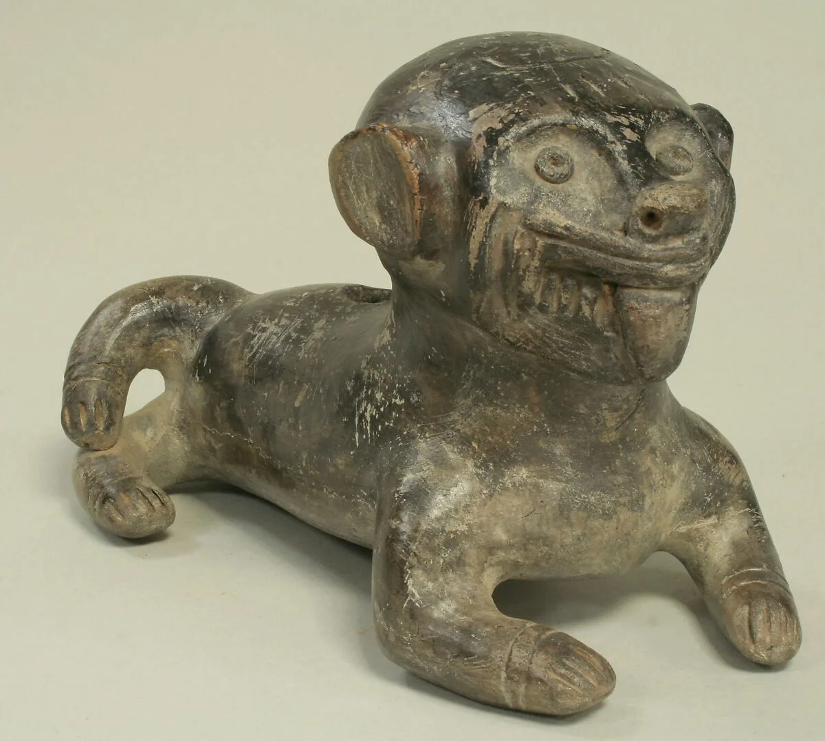 Ceramic Monkey Vessel — Unknown