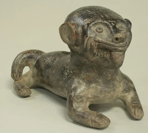 Ceramic Monkey Vessel