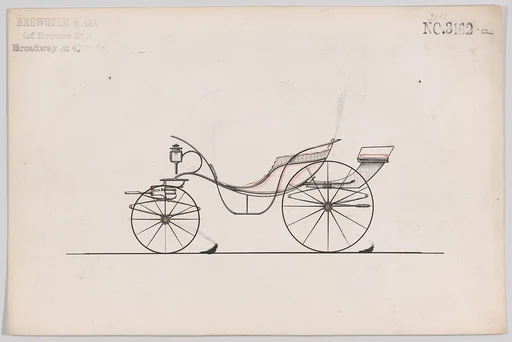 Design for Pony Phaeton, no. 3162a