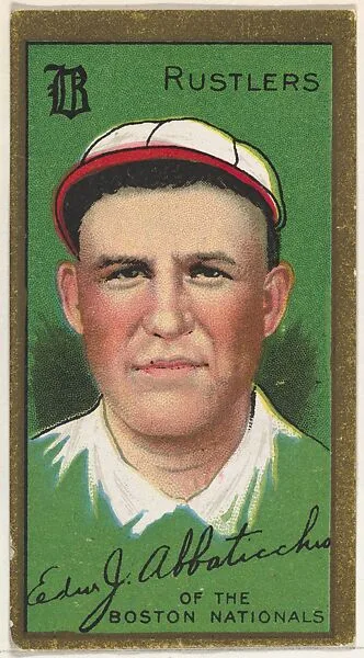 Edward J. Abbaticchio, Boston Rustlers, National League, from the "Baseball Series" (Gold Borders) set (T205) issued by the American Tobacco Company — American Tobacco Company