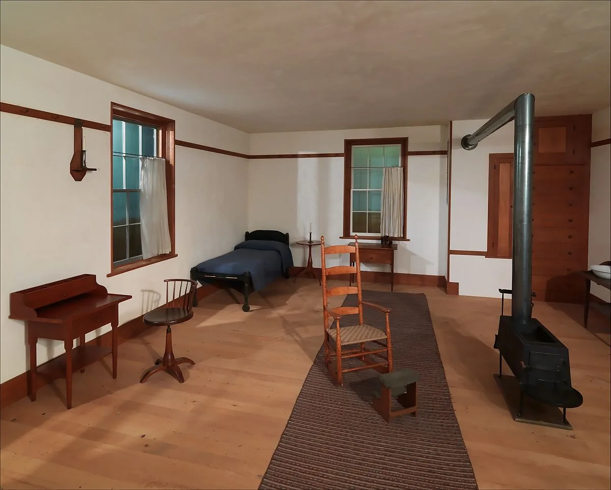 Architectural elements from a Retiring Room in the North Family Dwelling American, New Lebanon, New York — United Society of Believers in Christ’s Second Appearing (“Shakers”)