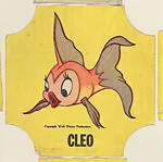 Cleo, from the Disney Cartoon Characters bread end labels series (D290-6) — Walt Disney Productions