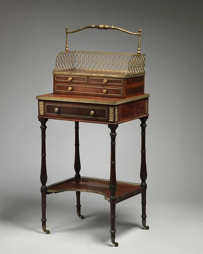 Table with book carrier (cheveret)