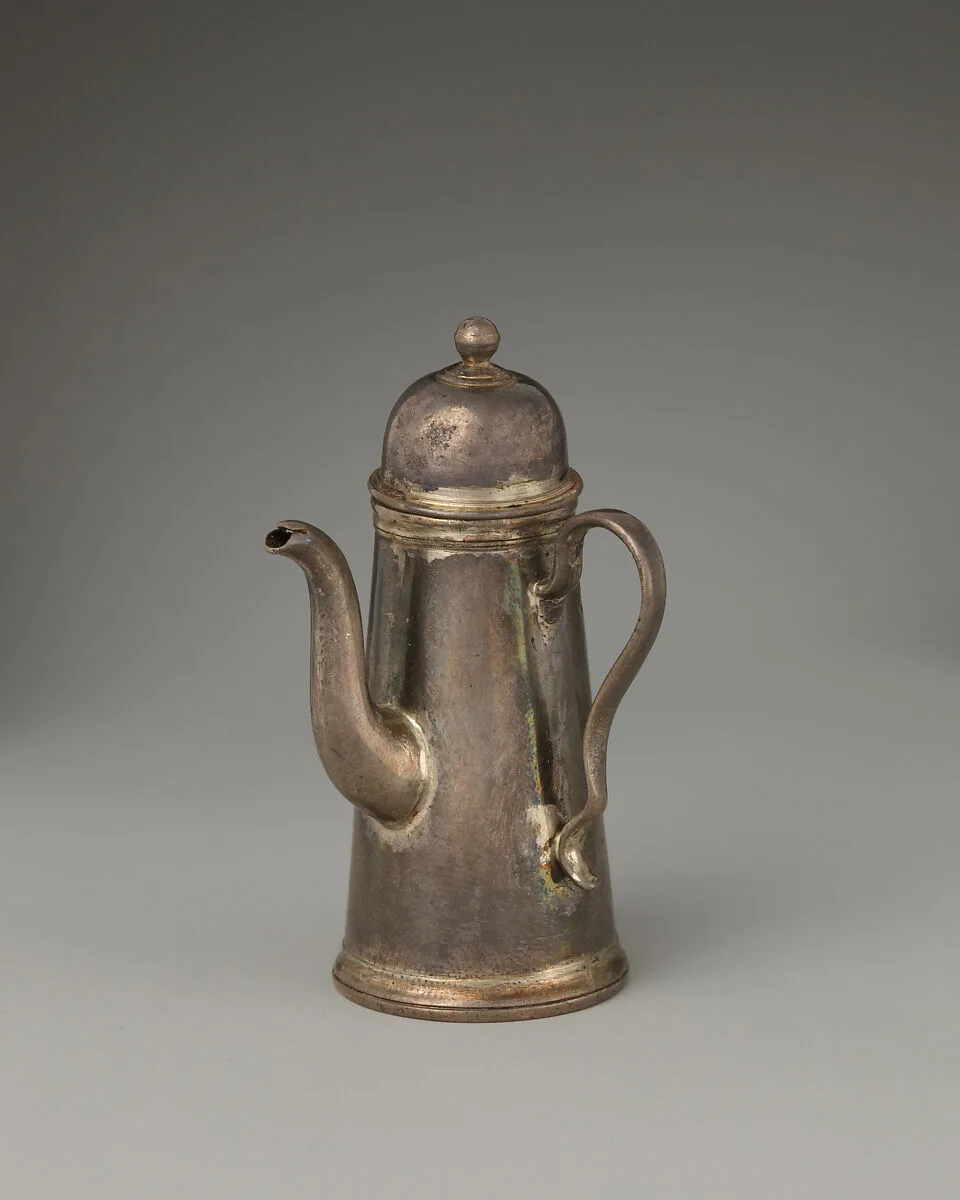 Miniature coffeepot with cover (part of a set) — David Clayton