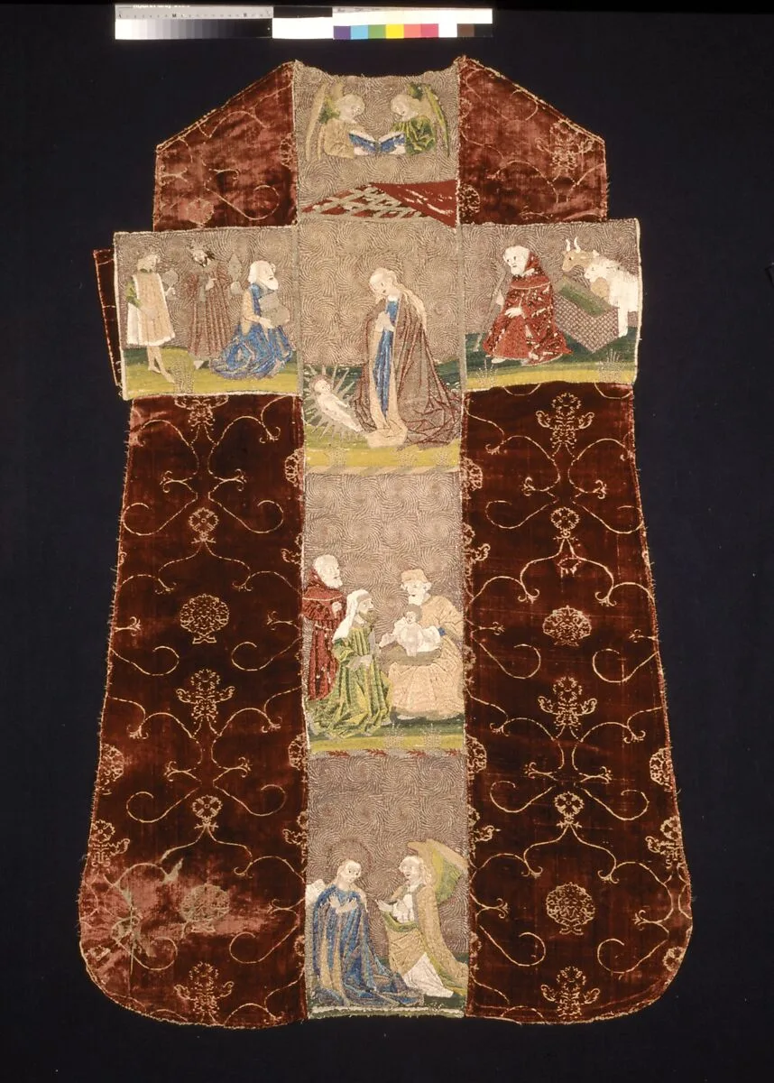 Chasuble Back with an Orphrey Cross — Unknown