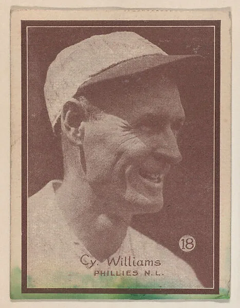 Cy Williams, Phillies N.L. from the Baseball trade card series (W517) — Unknown