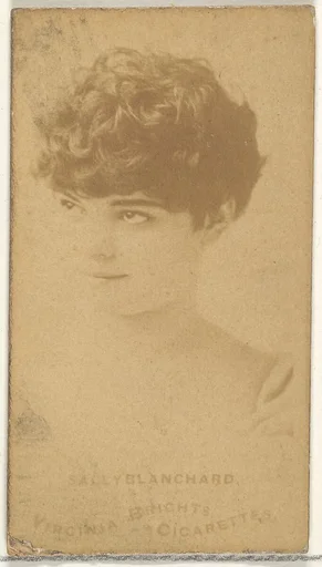 Sally Blanchard, from the Actors and Actresses series (N45, Type 1) for Virginia Brights Cigarettes