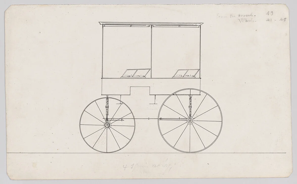 Design for Canopy Top Wagon — Brewster & Co.