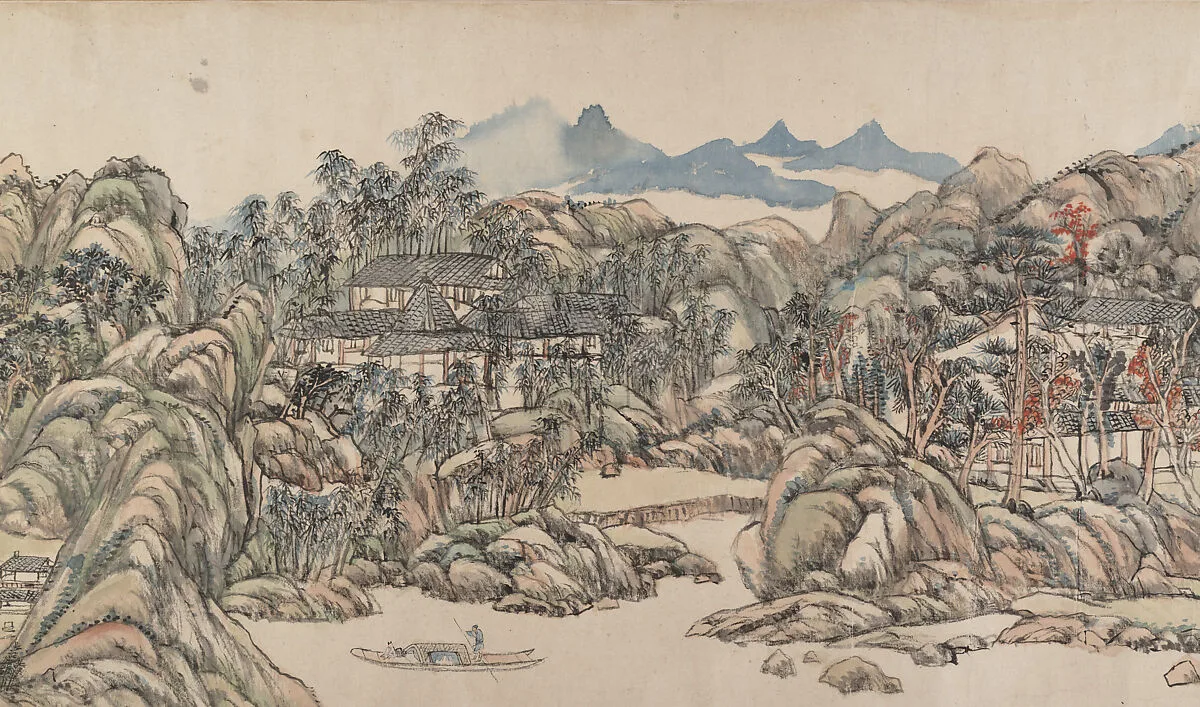 清 王原祁 輞川圖 卷|Wangchuan Villa — Wang Yuanqi