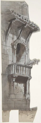 Design for a Stage Set at the Opéra, Paris