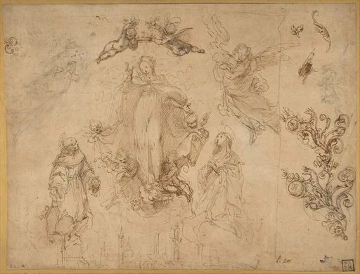 The Virgin Protectress of the City of Siena