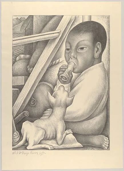 Boy with Chihuahua — Diego Rivera
