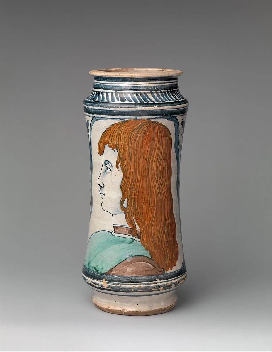 Pharmacy jar (albarello) — Unknown
