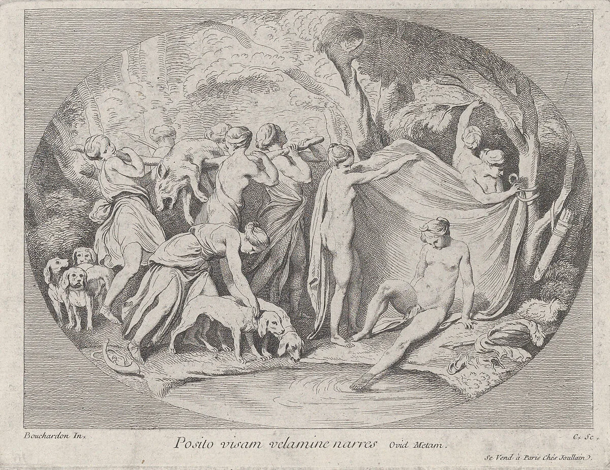 Diana at the Bath After Returning from the Hunt — Edme Bouchardon|Anne Claude Philippe de Tubières, comte de Caylus