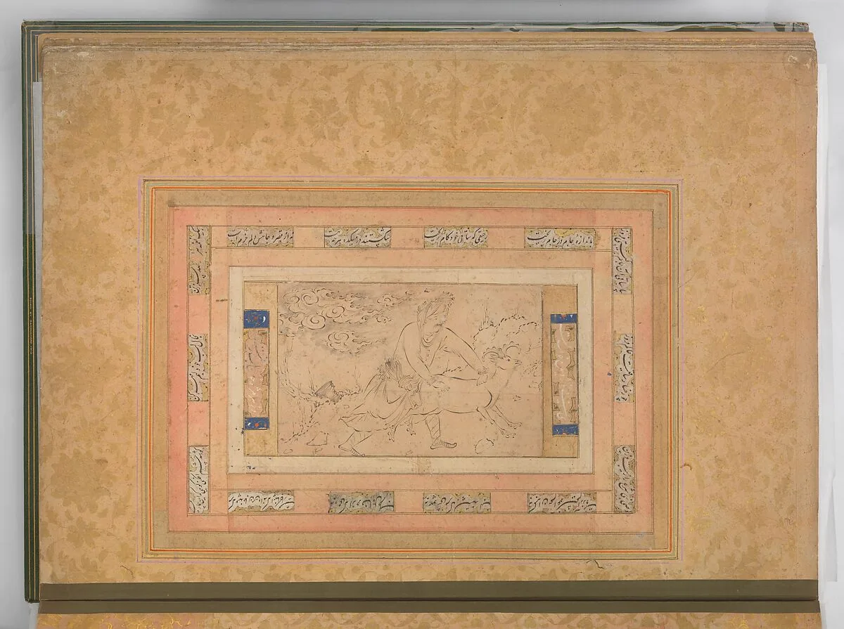 "Man with a Ram," Folio from the Bellini Album — Unknown