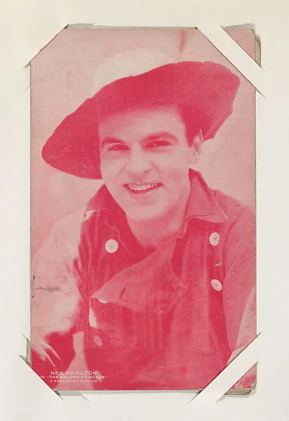 Neil Hamilton in "The Golden Princess" from Western Stars or Scenes Exhibit Cards series (W412) — Unknown