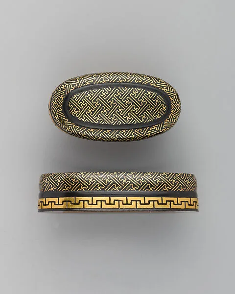Sword-Hilt Collar and Pommel (Fuchigashira) — Unknown