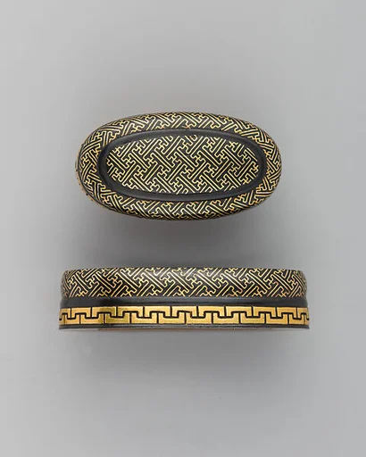 Sword-Hilt Collar and Pommel (Fuchigashira)