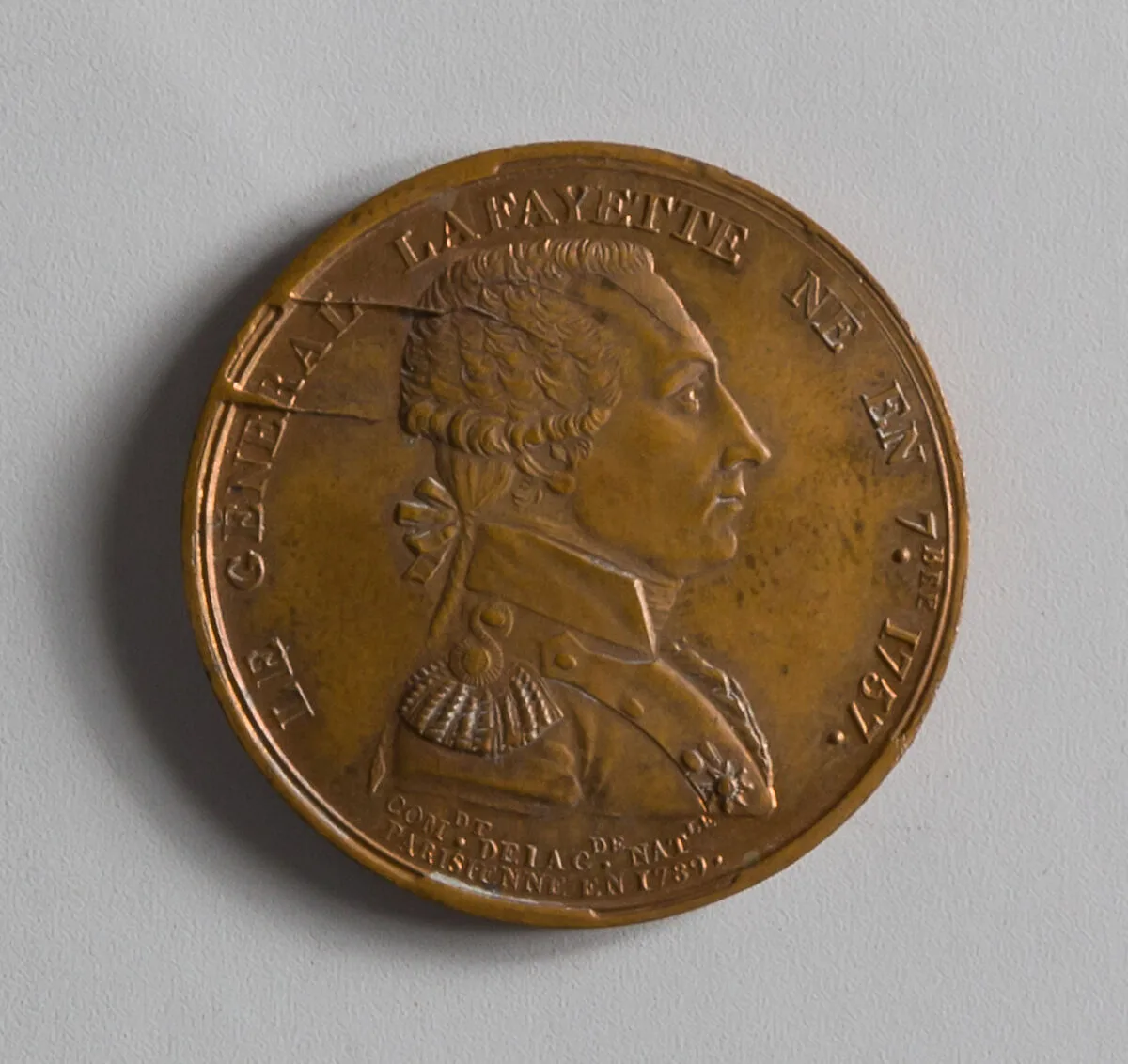 Medal of the Marquis de Lafayette — Unknown