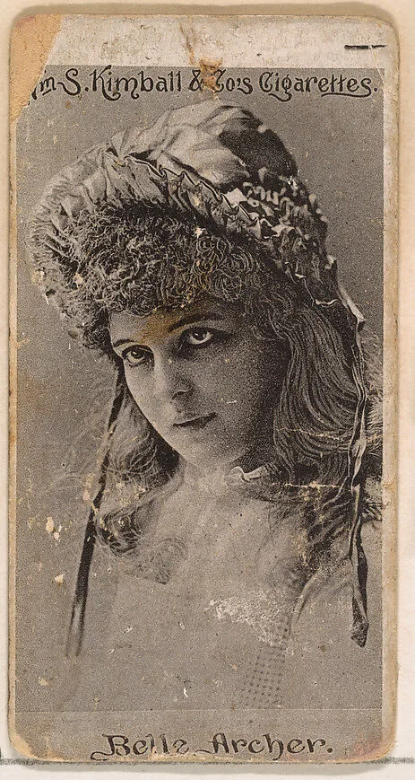Belle Archer, from the Actresses series (N190) issued by Wm. S. Kimball & Co. — William S. Kimball & Company