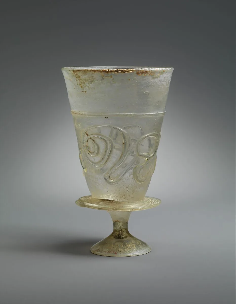 Goblet with Applied Decoration — Unknown