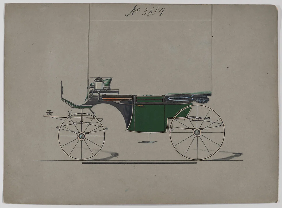 Design for Landaulet, no. 3684 — Brewster & Co.