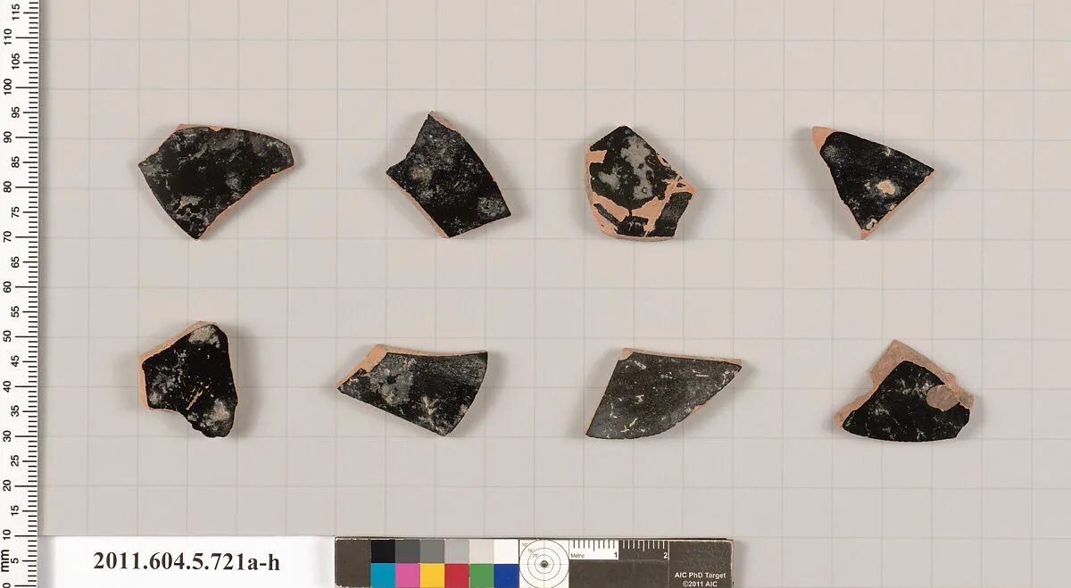 Terracotta fragments of kylikes (drinking cups) — Unknown