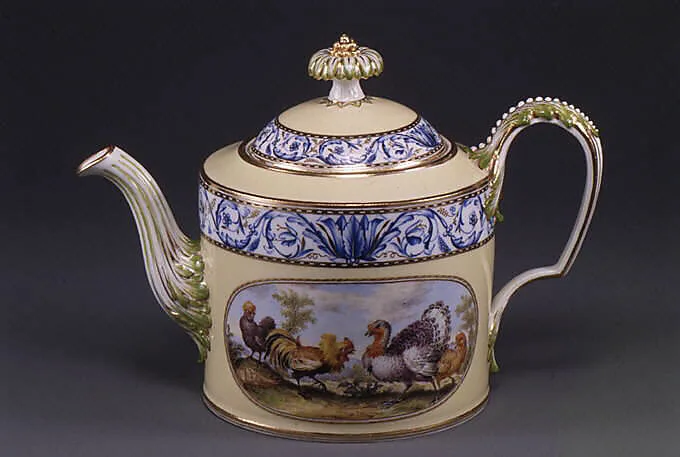 Teapot with cover and stand (part of a service) — Meissen Manufactory|Marcolini Period