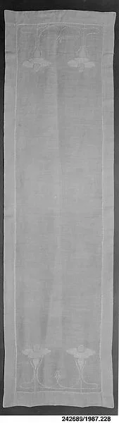 Embroidered Table Scarf — Gustav Stickley
