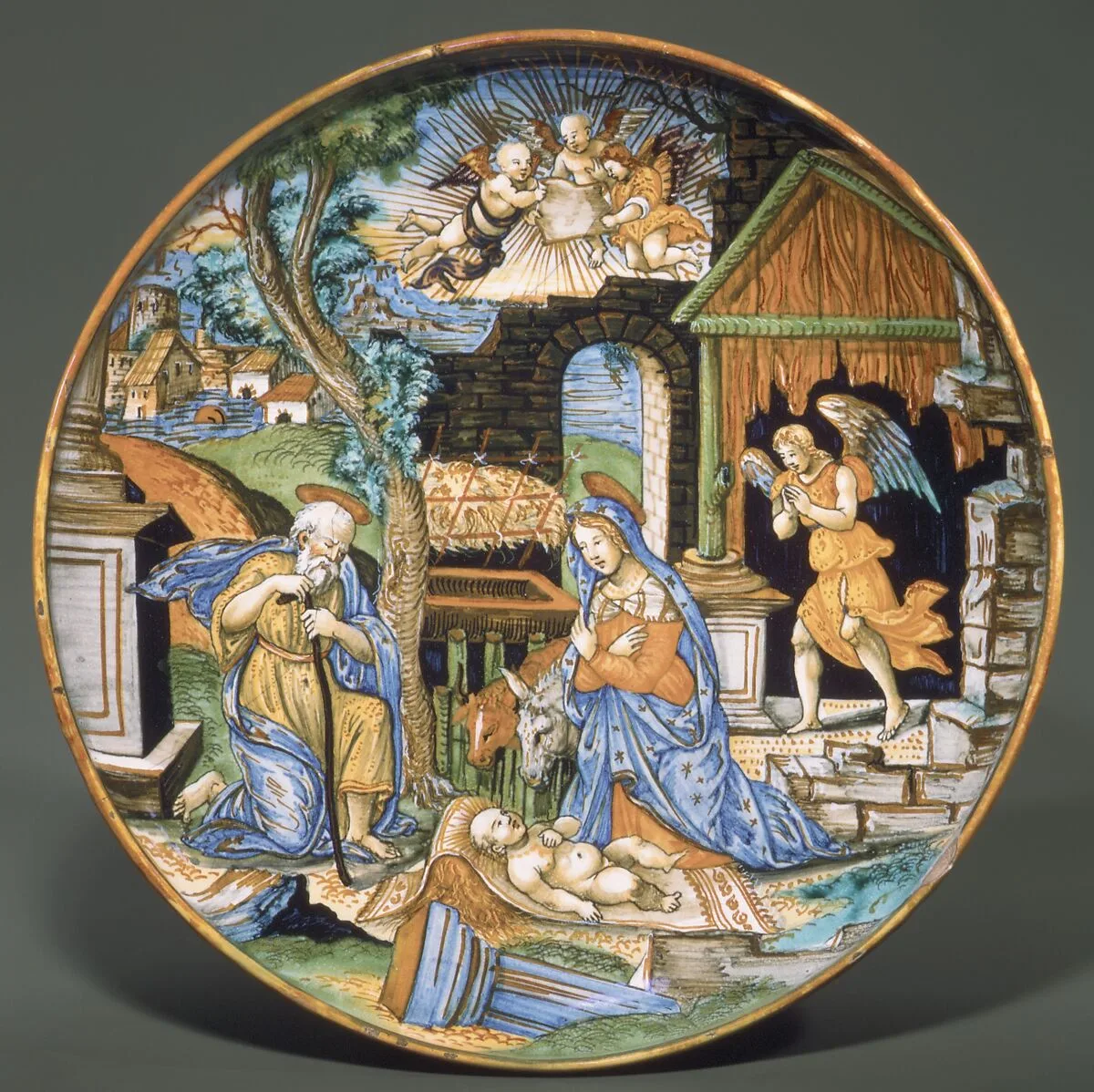 The Nativity — Fra Xanto Avelli da Rovigo