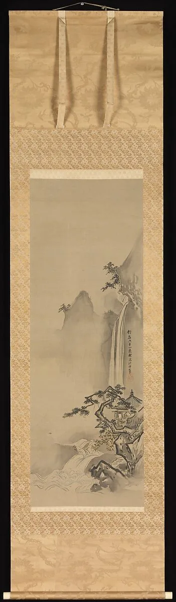 狩野探幽筆 神農・夏冬山水図|Summer Landscape — Kano Tan'yū