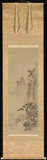 狩野探幽筆　神農・夏冬山水図|Summer Landscape