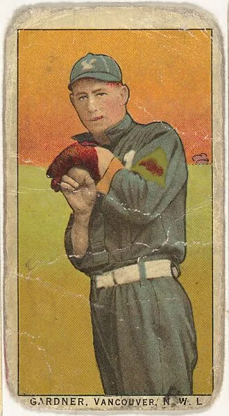 Gardner, Vancouver, Northwestern League, from the "Obak Baseball Players" set (T212), issued by the American Tobacco Company to promote Obak Mouthpiece Cigarettes — American Tobacco Company