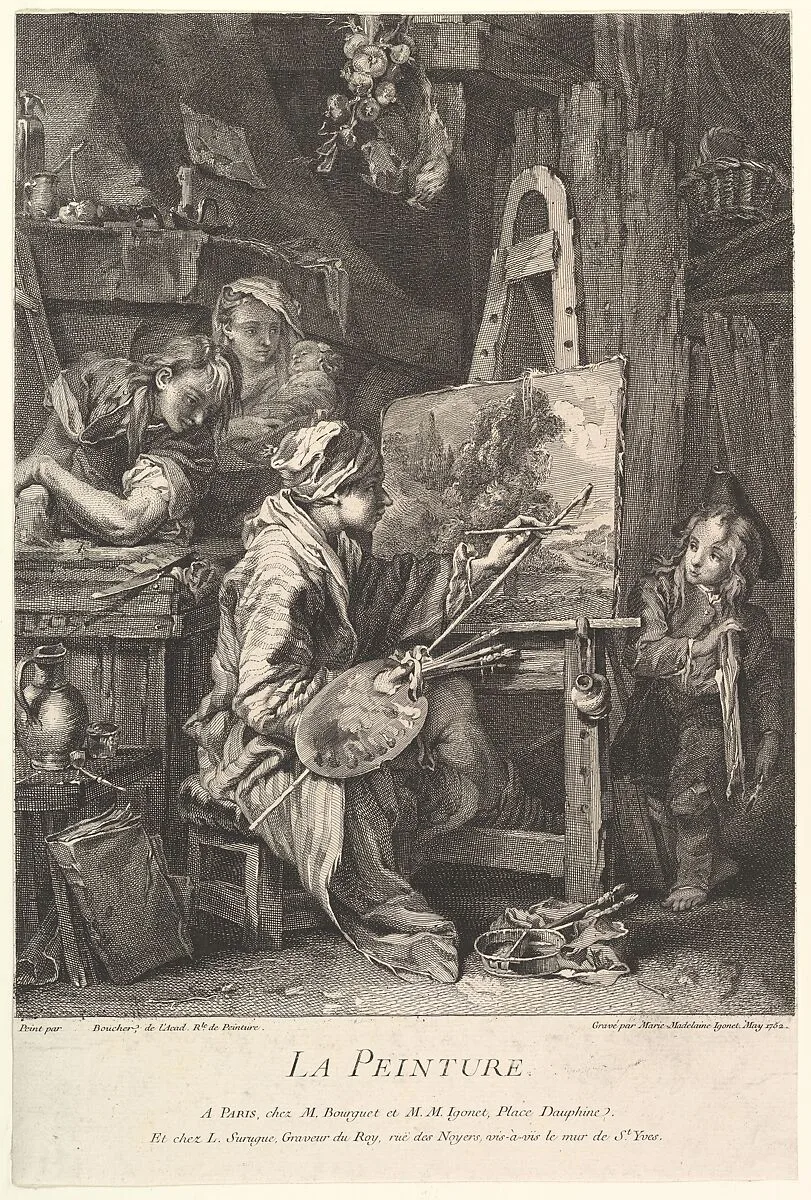 Painting — Marie Madeleine Igonet|François Boucher