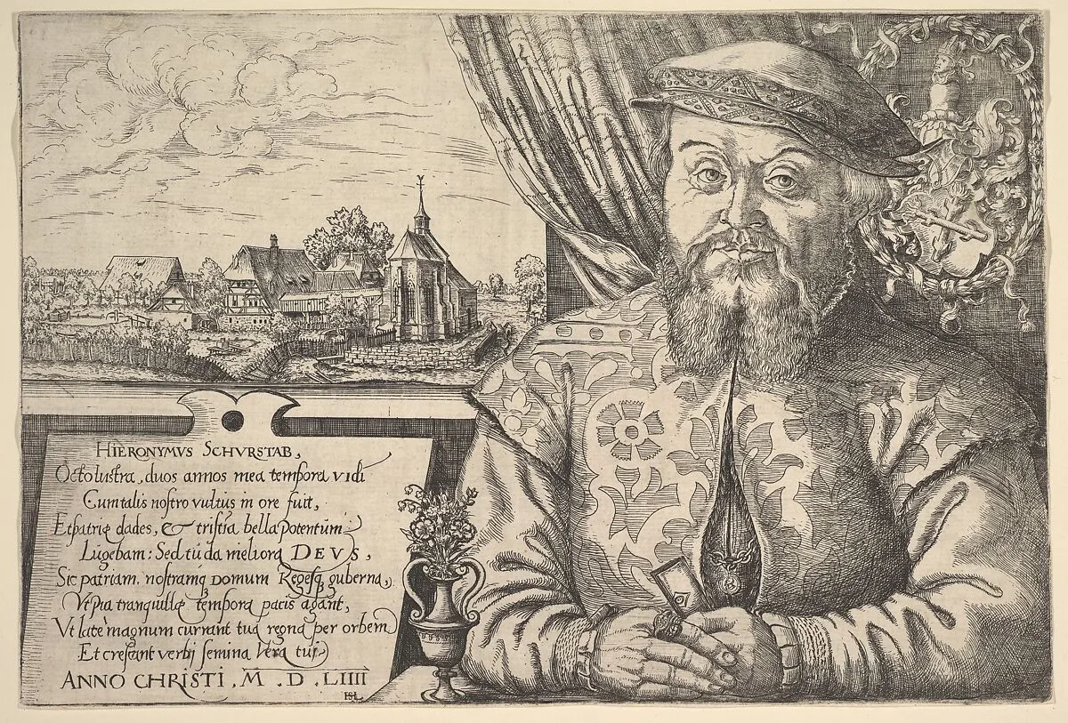 Portrait of Hieronymus Schurstab — Hanns Lautensack