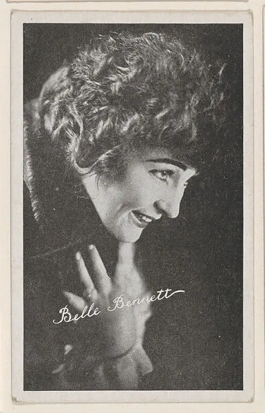 Belle Bennett from Kromo Gravure "Leading Moving Picture Stars" (W623) — Kromo Gravure Photo Company, Detroit, Michigan