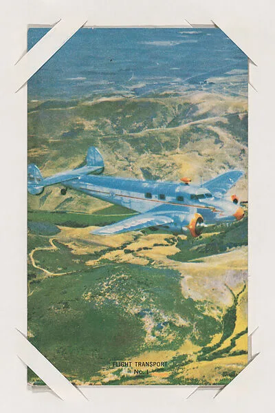 Flight Transport No. 1 from Military cards series (W615) — International Mutoscope Reel Company