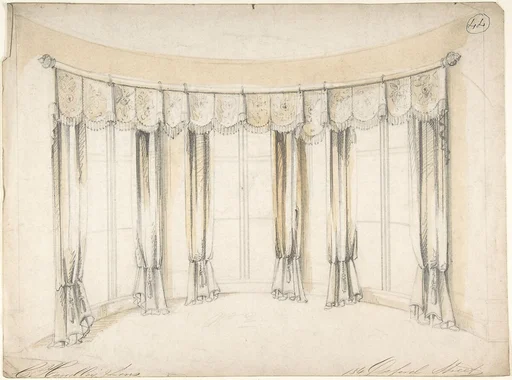 Design for Curtains for Three Windows