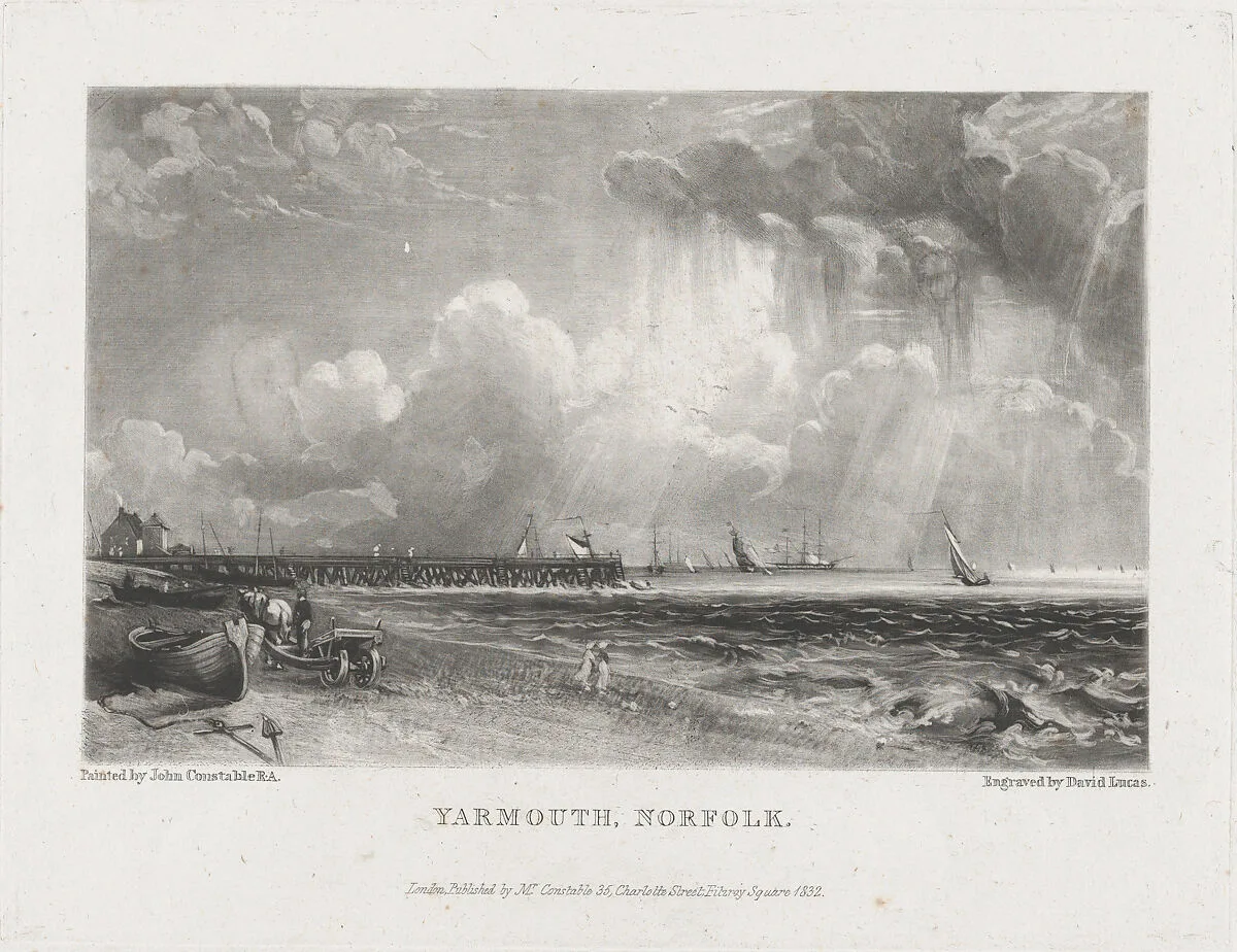 Yarmouth, Norfolk — David Lucas|John Constable