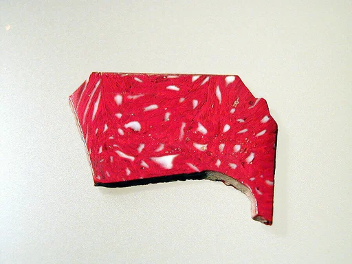 Mosaic glass bowl fragment