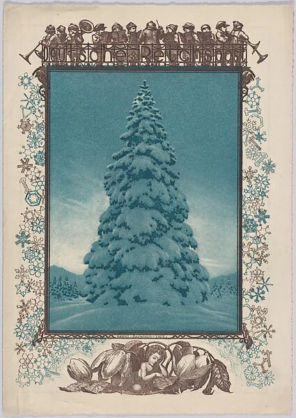 Christmas card, 1929 — Hans Bastanier
